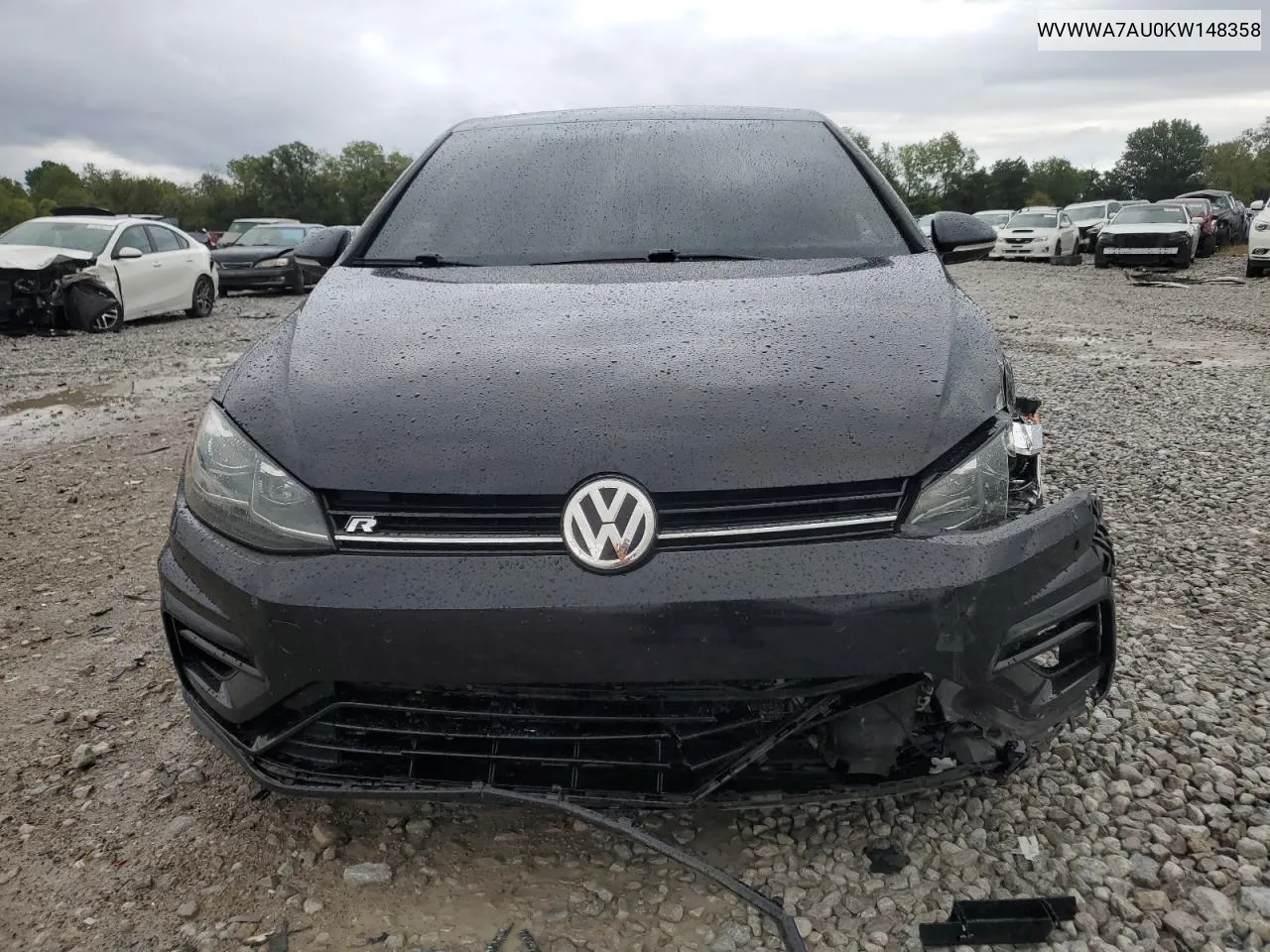 2019 Volkswagen Golf R VIN: WVWWA7AU0KW148358 Lot: 73506714