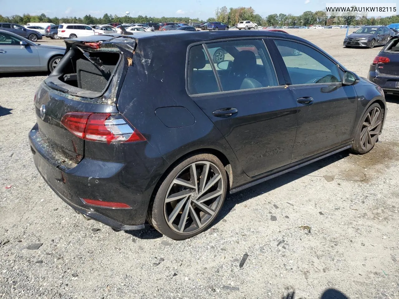 2019 Volkswagen Golf R VIN: WVWWA7AU1KW182115 Lot: 74364154