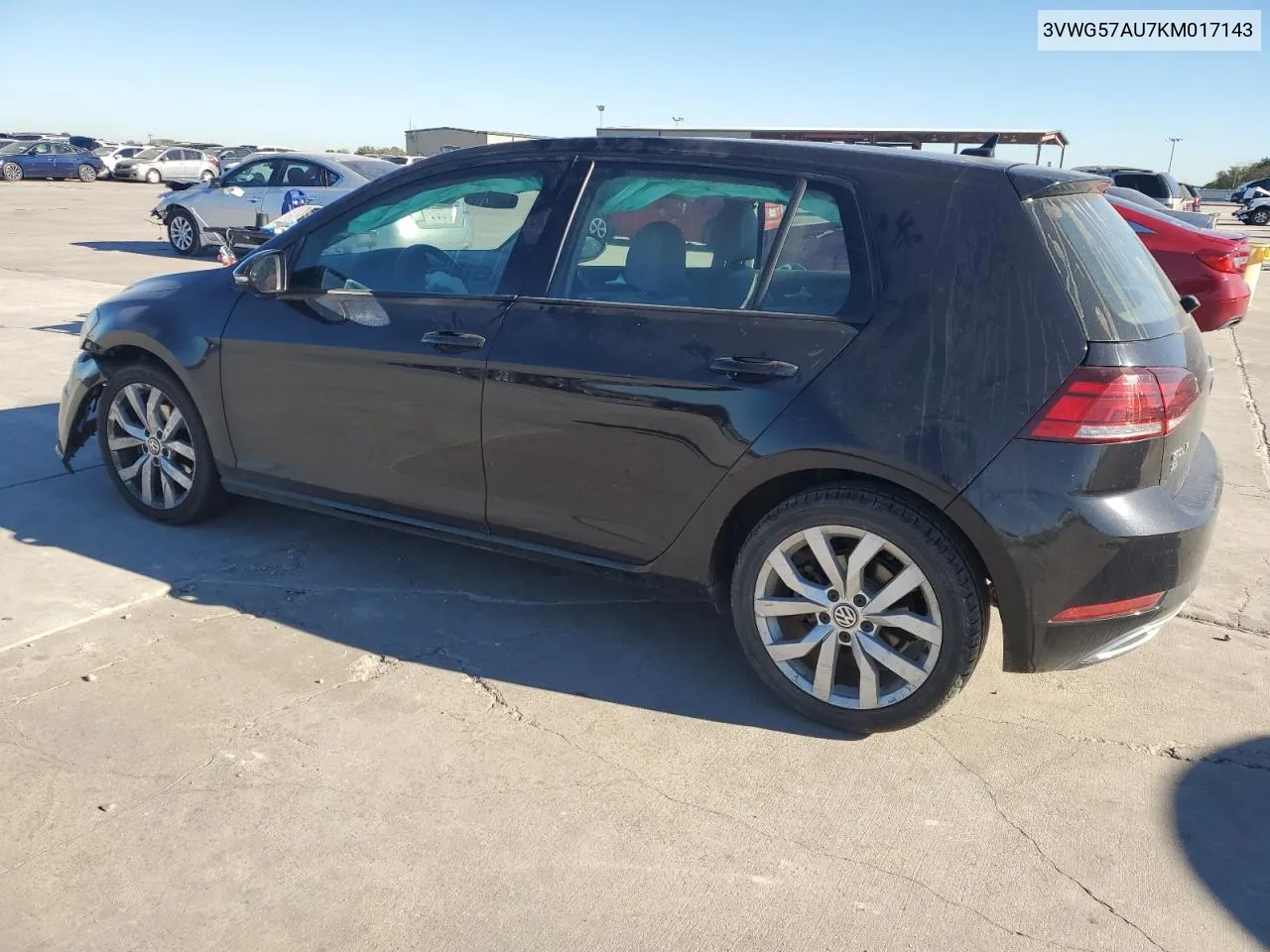 2019 Volkswagen Golf S VIN: 3VWG57AU7KM017143 Lot: 80733904