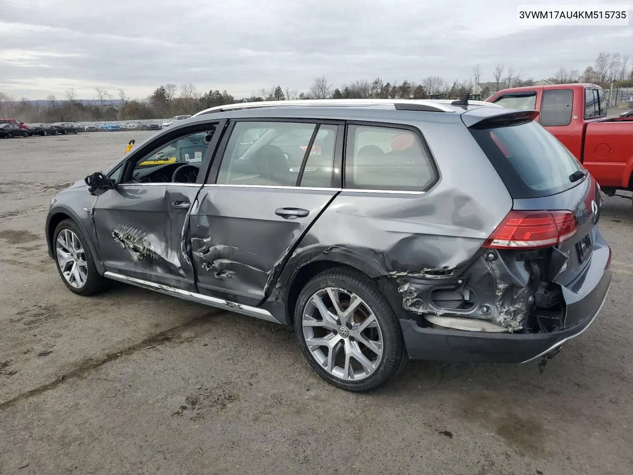 2019 Volkswagen Golf Alltrack S VIN: 3VWM17AU4KM515735 Lot: 81034094