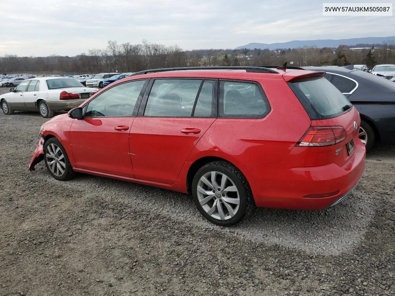 3VWY57AU3KM505087 2019 Volkswagen Golf Sportwagen S