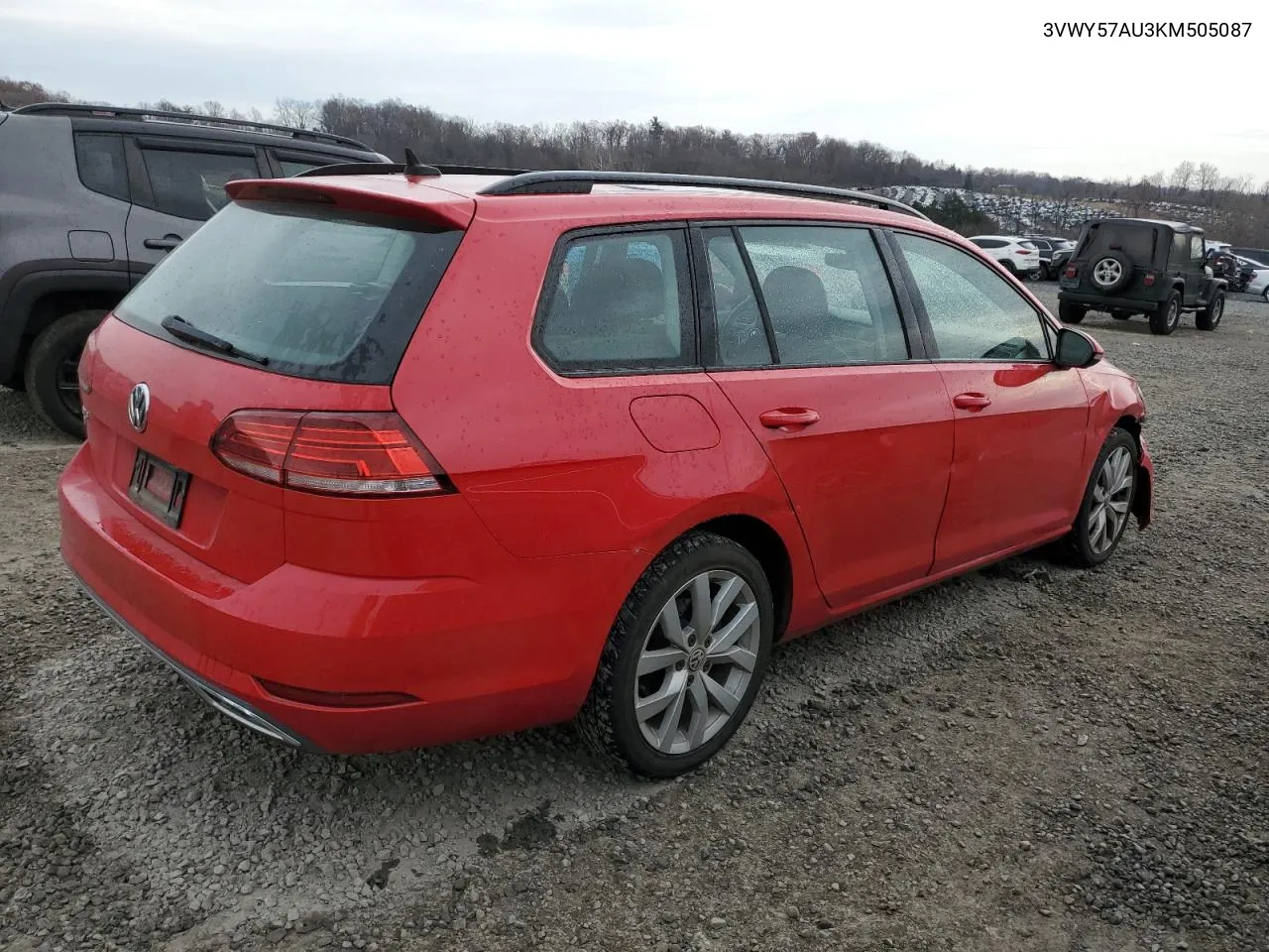 3VWY57AU3KM505087 2019 Volkswagen Golf Sportwagen S