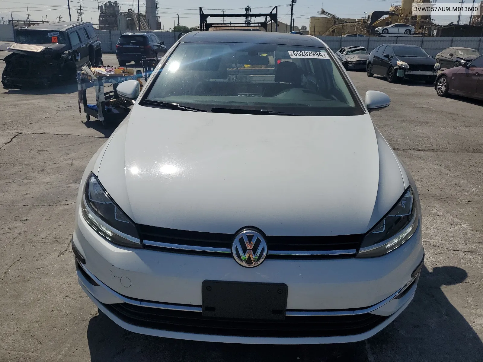 2020 Volkswagen Golf VIN: 3VWG57AU9LM013600 Lot: 66202994