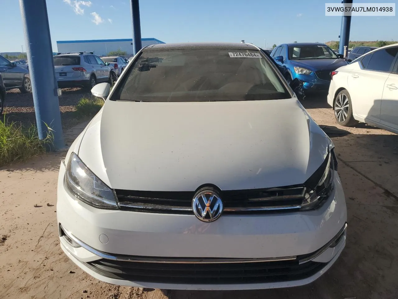 3VWG57AU7LM014938 2020 Volkswagen Golf