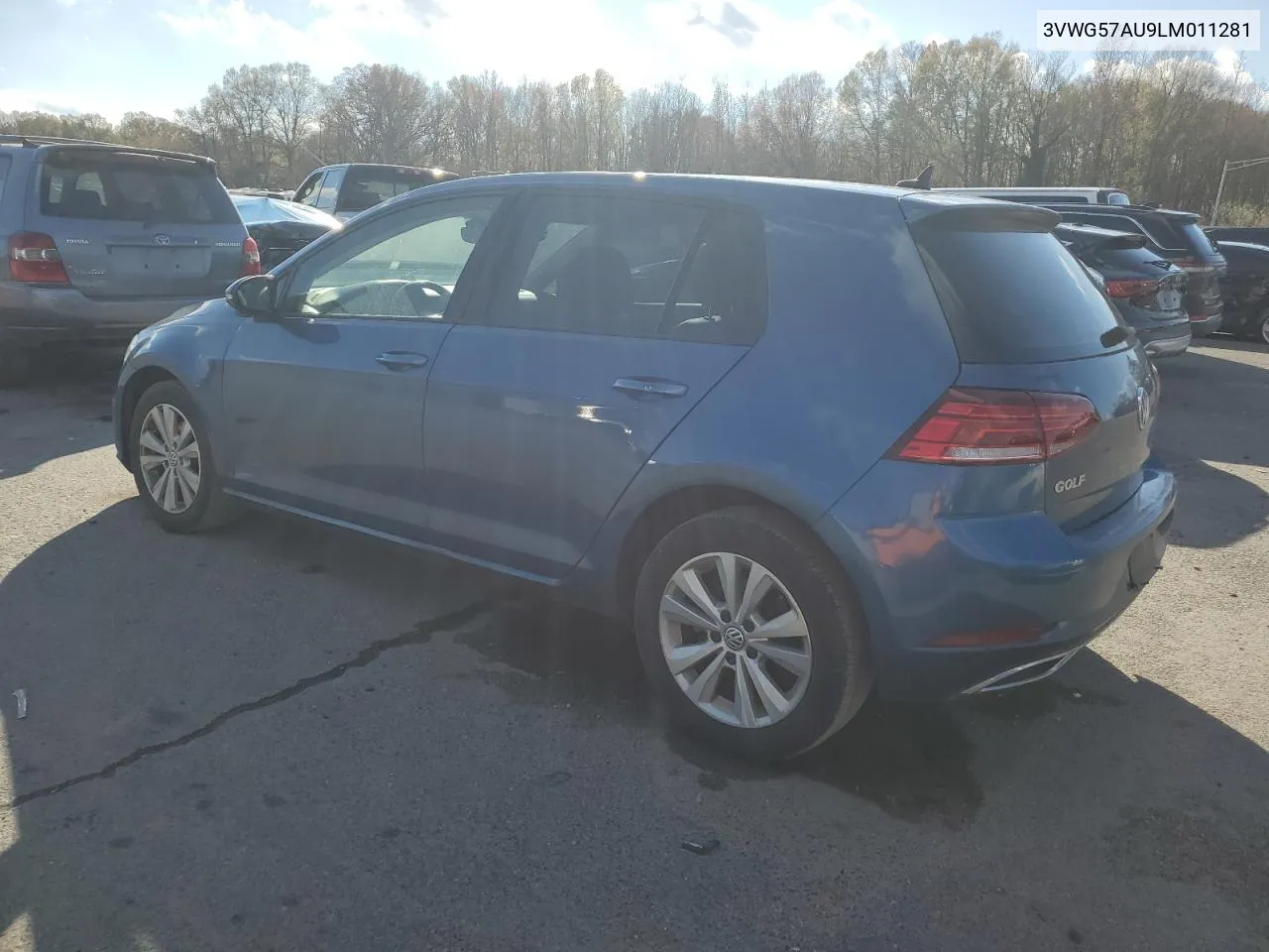 2020 Volkswagen Golf VIN: 3VWG57AU9LM011281 Lot: 80152954