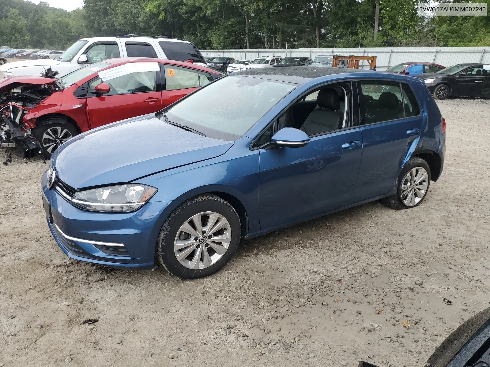 2021 Volkswagen Golf VIN: 3VWG57AU6MM007240 Lot: 65040124