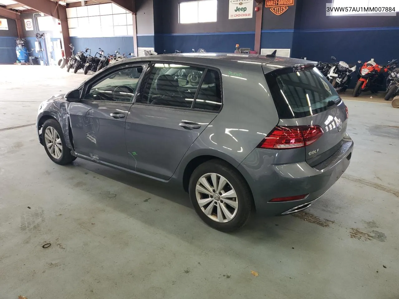 2021 Volkswagen Golf VIN: 3VWW57AU1MM007884 Lot: 77757574