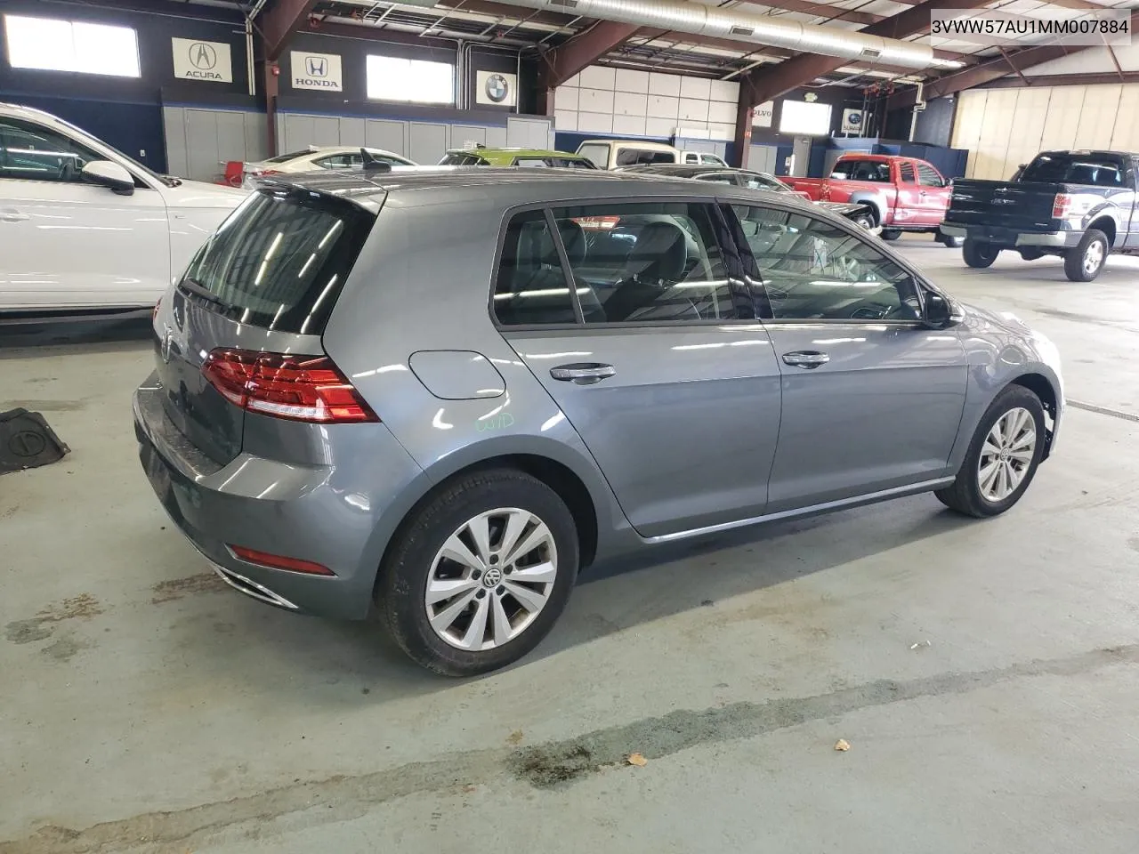 2021 Volkswagen Golf VIN: 3VWW57AU1MM007884 Lot: 77757574