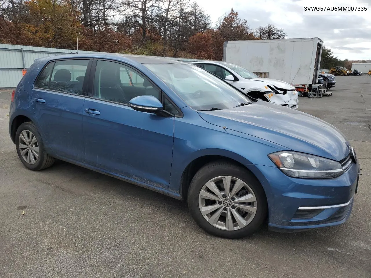 2021 Volkswagen Golf VIN: 3VWG57AU6MM007335 Lot: 77760344