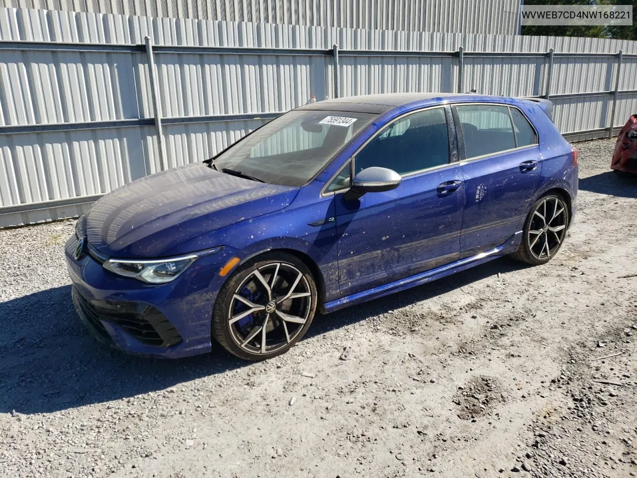 2022 Volkswagen Golf R VIN: WVWEB7CD4NW168221 Lot: 75591344