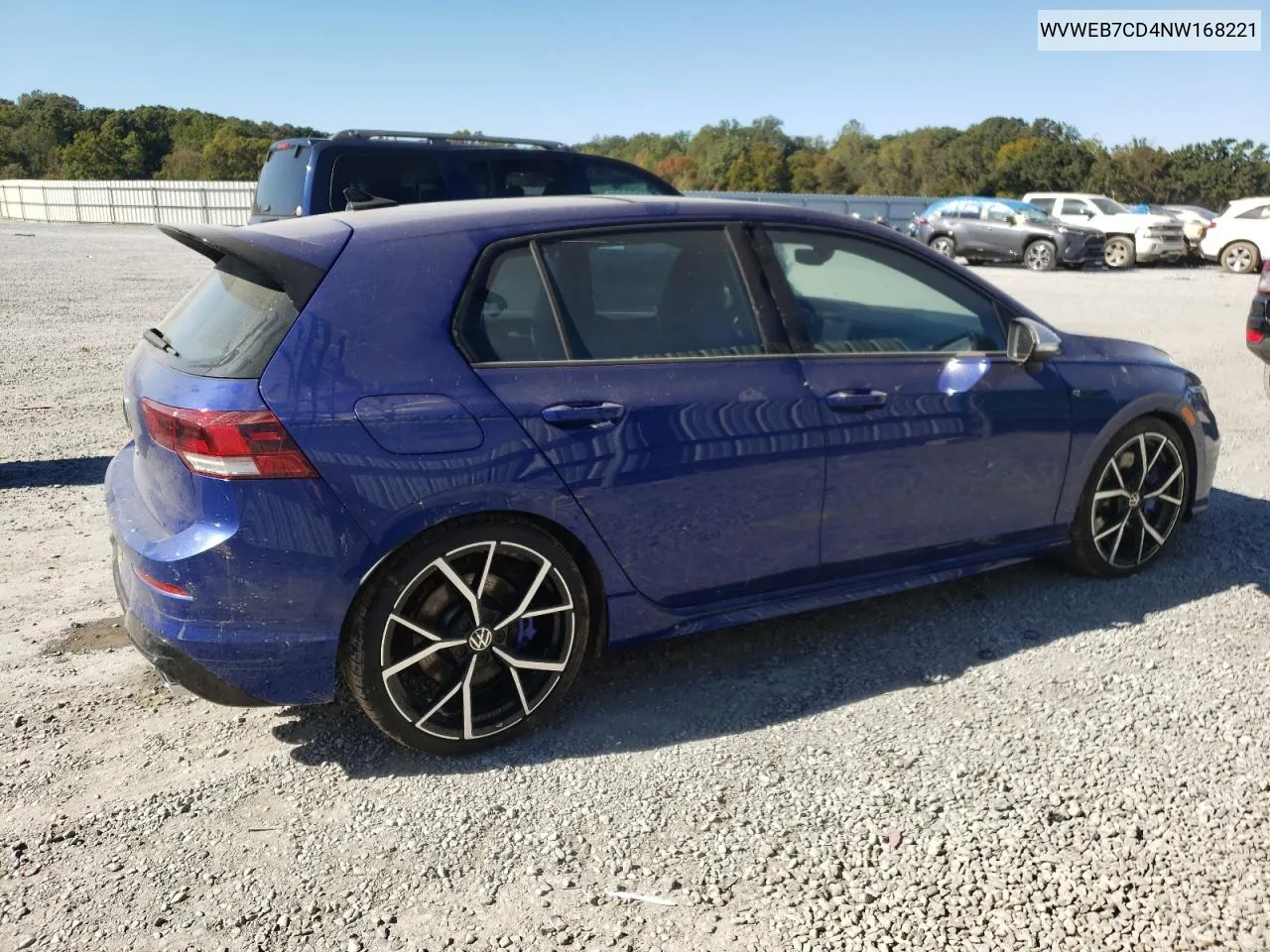 2022 Volkswagen Golf R VIN: WVWEB7CD4NW168221 Lot: 75591344