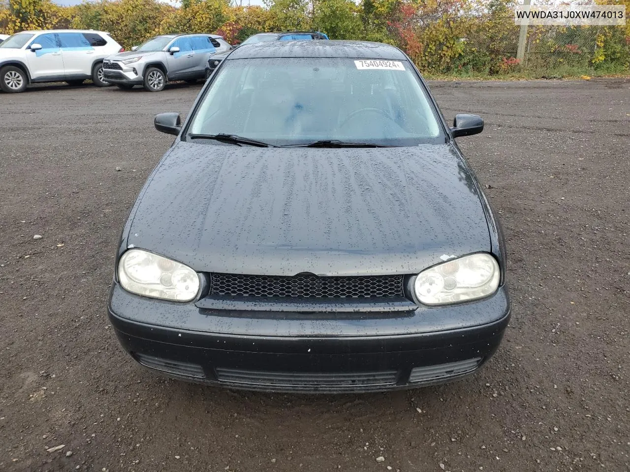 1999 Volkswagen Gti VIN: WVWDA31J0XW474013 Lot: 75404924