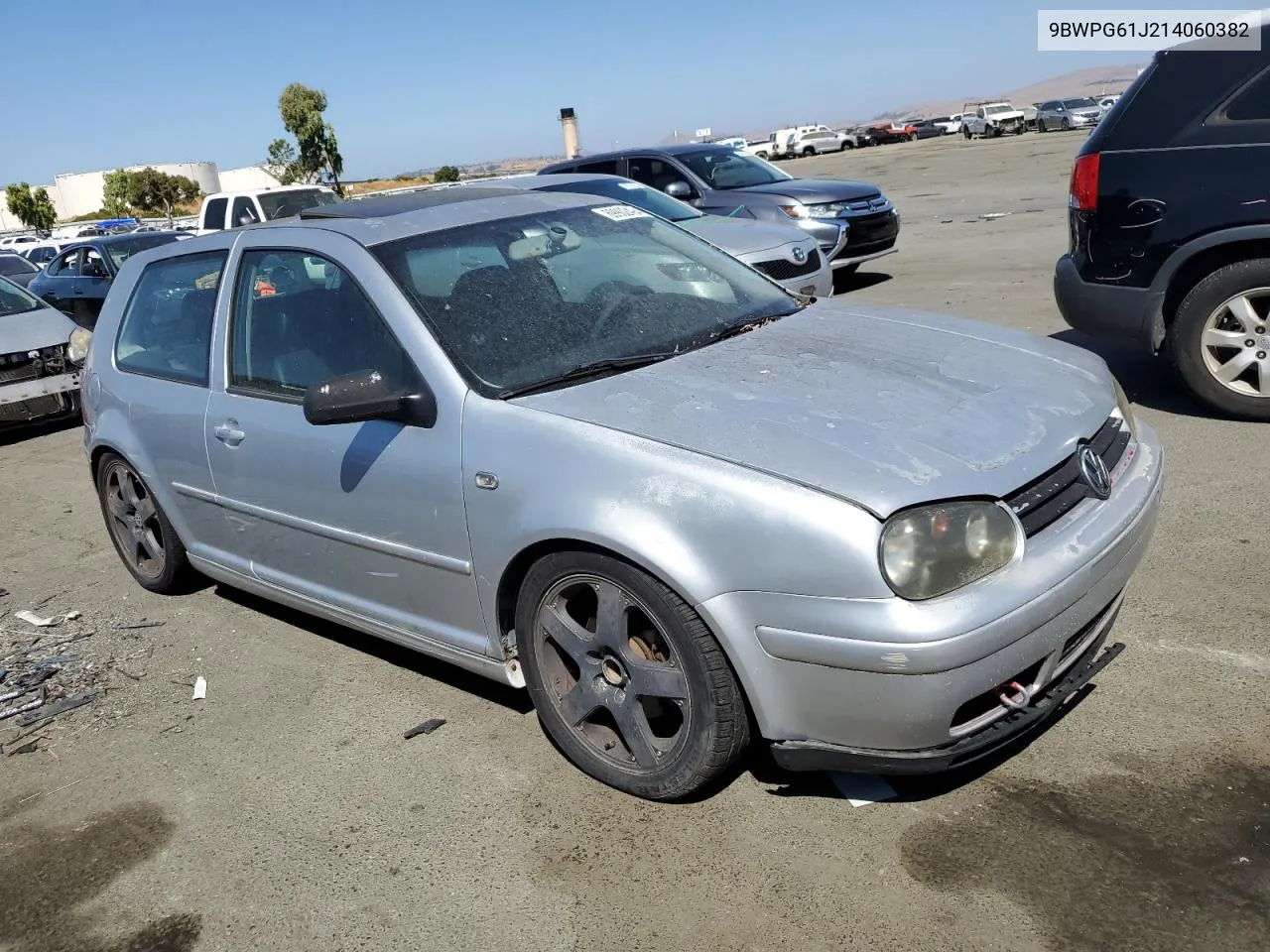 2001 Volkswagen Gti Glx VIN: 9BWPG61J214060382 Lot: 69902494