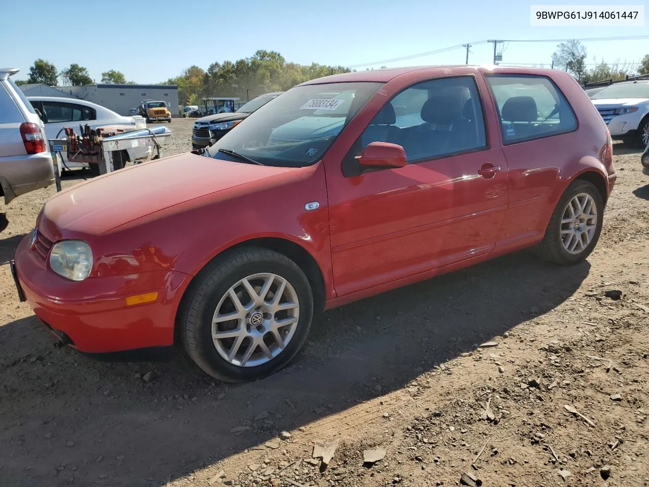 2001 Volkswagen Gti Glx VIN: 9BWPG61J914061447 Lot: 75883134