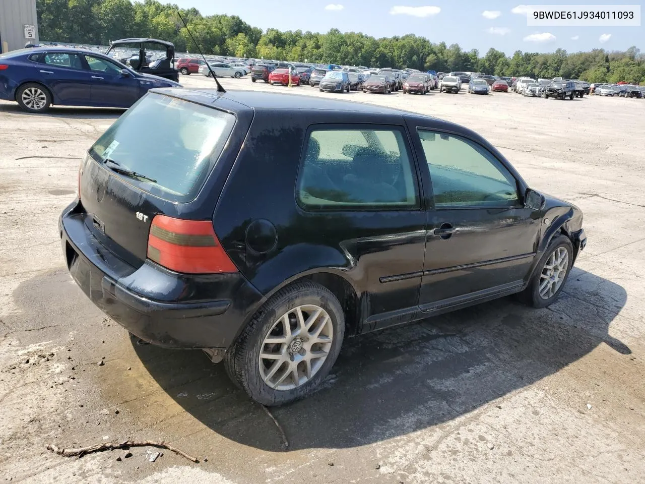 2003 Volkswagen Gti VIN: 9BWDE61J934011093 Lot: 67560034