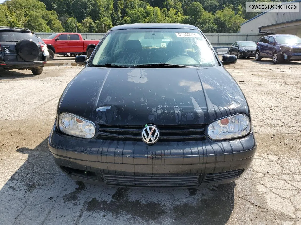 2003 Volkswagen Gti VIN: 9BWDE61J934011093 Lot: 67560034