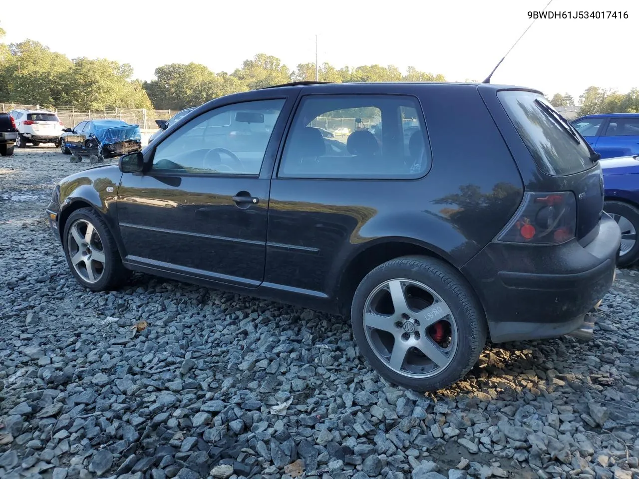 2003 Volkswagen Gti Vr6 VIN: 9BWDH61J534017416 Lot: 75129284