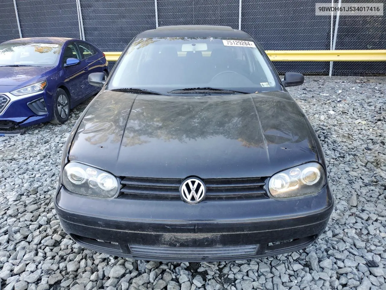 2003 Volkswagen Gti Vr6 VIN: 9BWDH61J534017416 Lot: 75129284