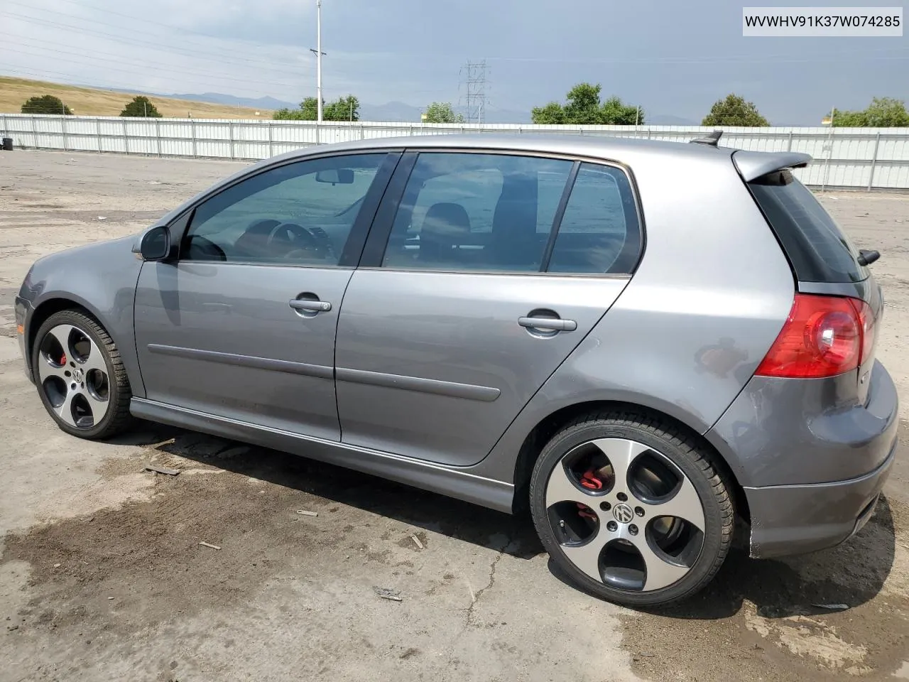 2007 Volkswagen New Gti VIN: WVWHV91K37W074285 Lot: 64433014