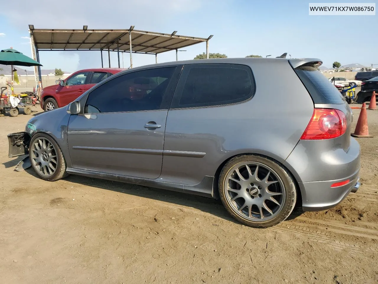 WVWEV71KX7W086750 2007 Volkswagen New Gti