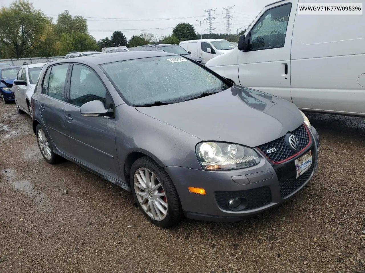 2007 Volkswagen New Gti VIN: WVWGV71K77W095396 Lot: 72407624