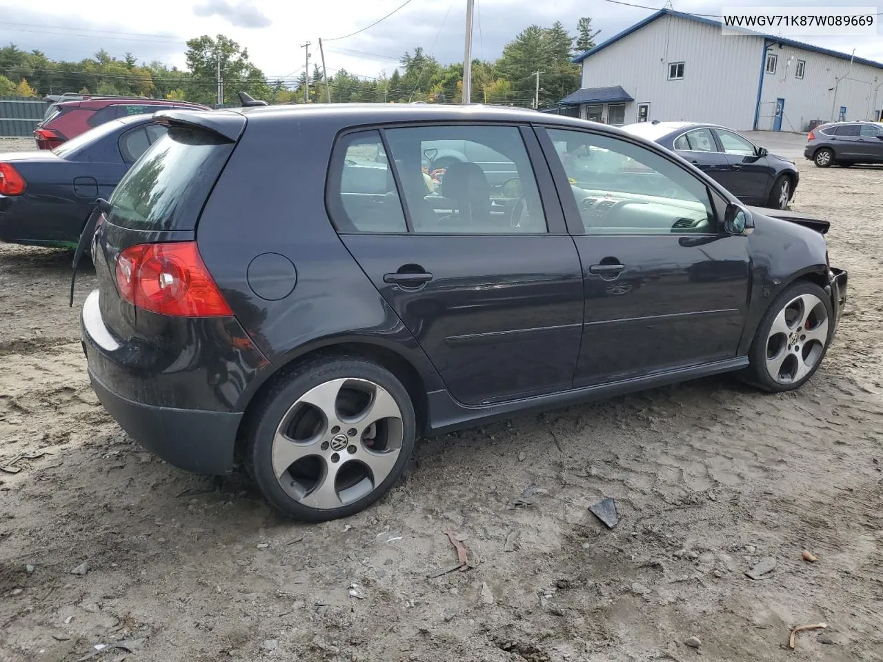 2007 Volkswagen New Gti VIN: WVWGV71K87W089669 Lot: 72726624