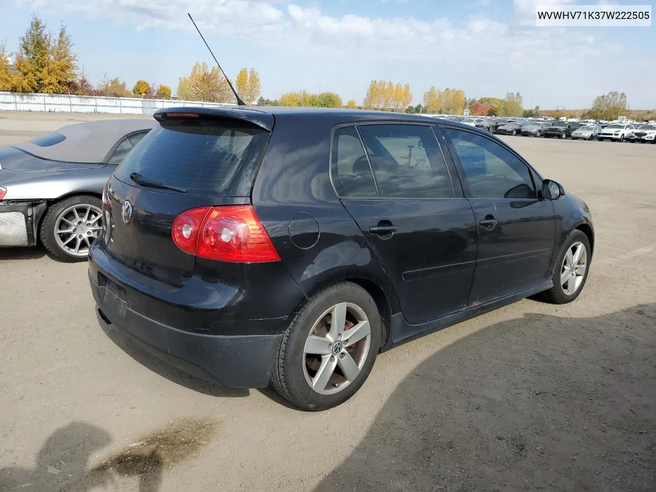 2007 Volkswagen New Gti VIN: WVWHV71K37W222505 Lot: 76232994