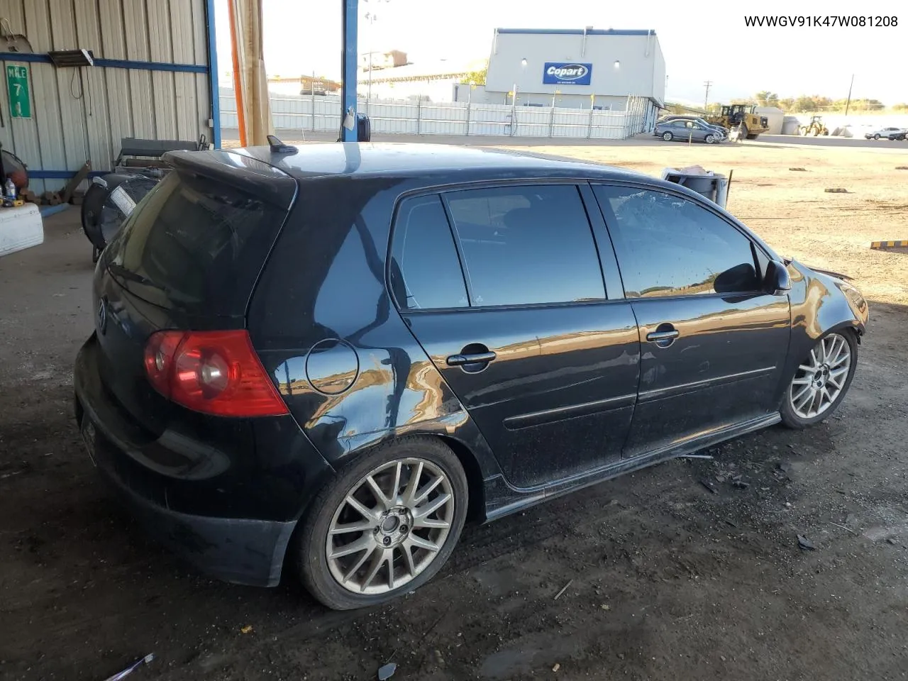 2007 Volkswagen New Gti VIN: WVWGV91K47W081208 Lot: 77616344