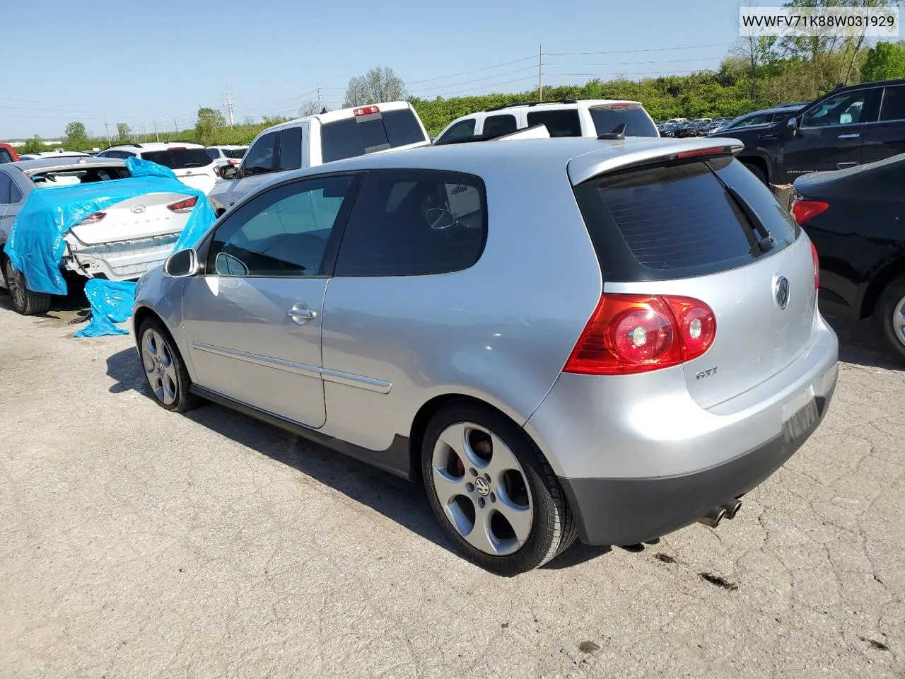 WVWFV71K88W031929 2008 Volkswagen Gti