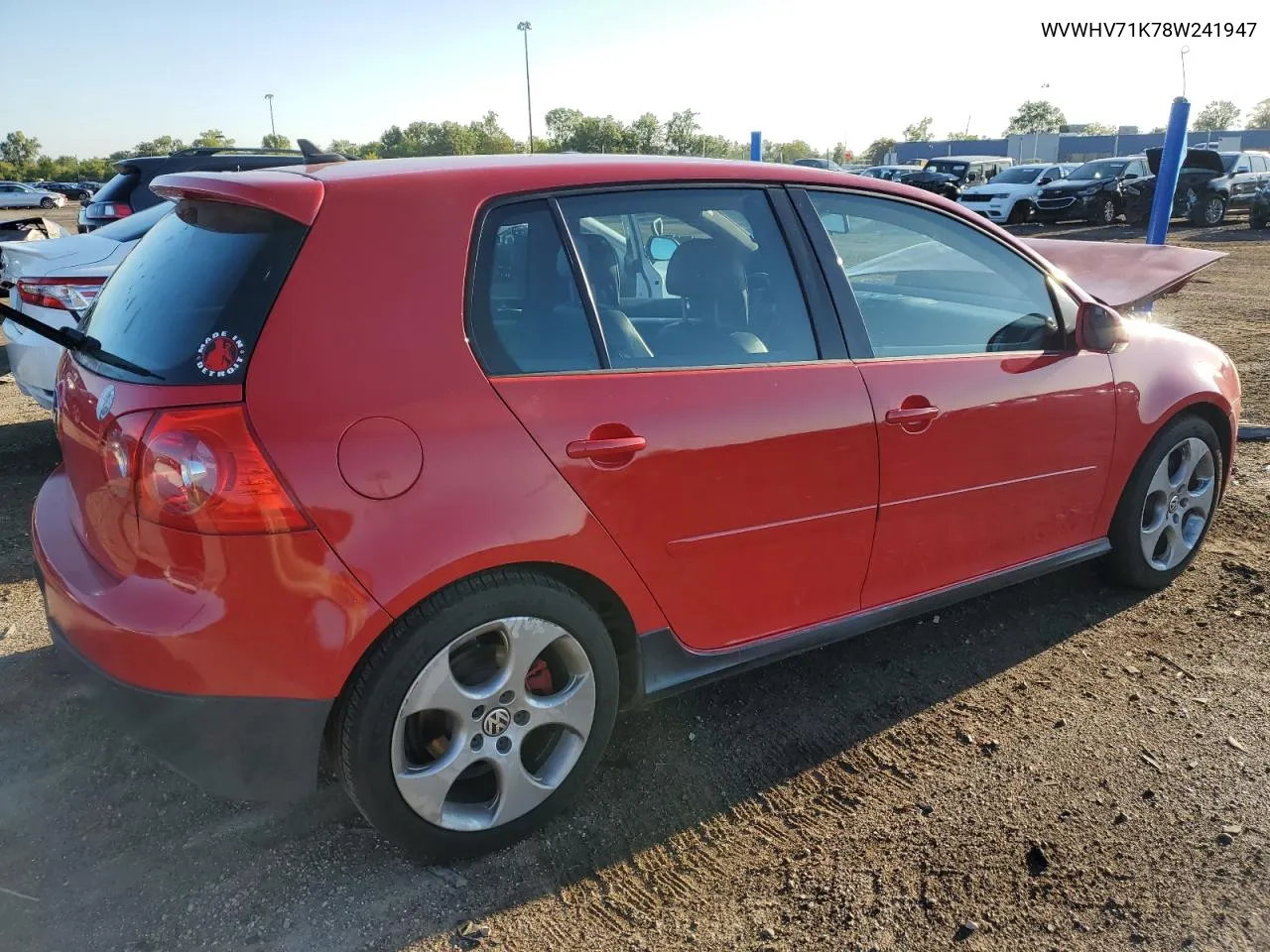 2008 Volkswagen Gti VIN: WVWHV71K78W241947 Lot: 67875214