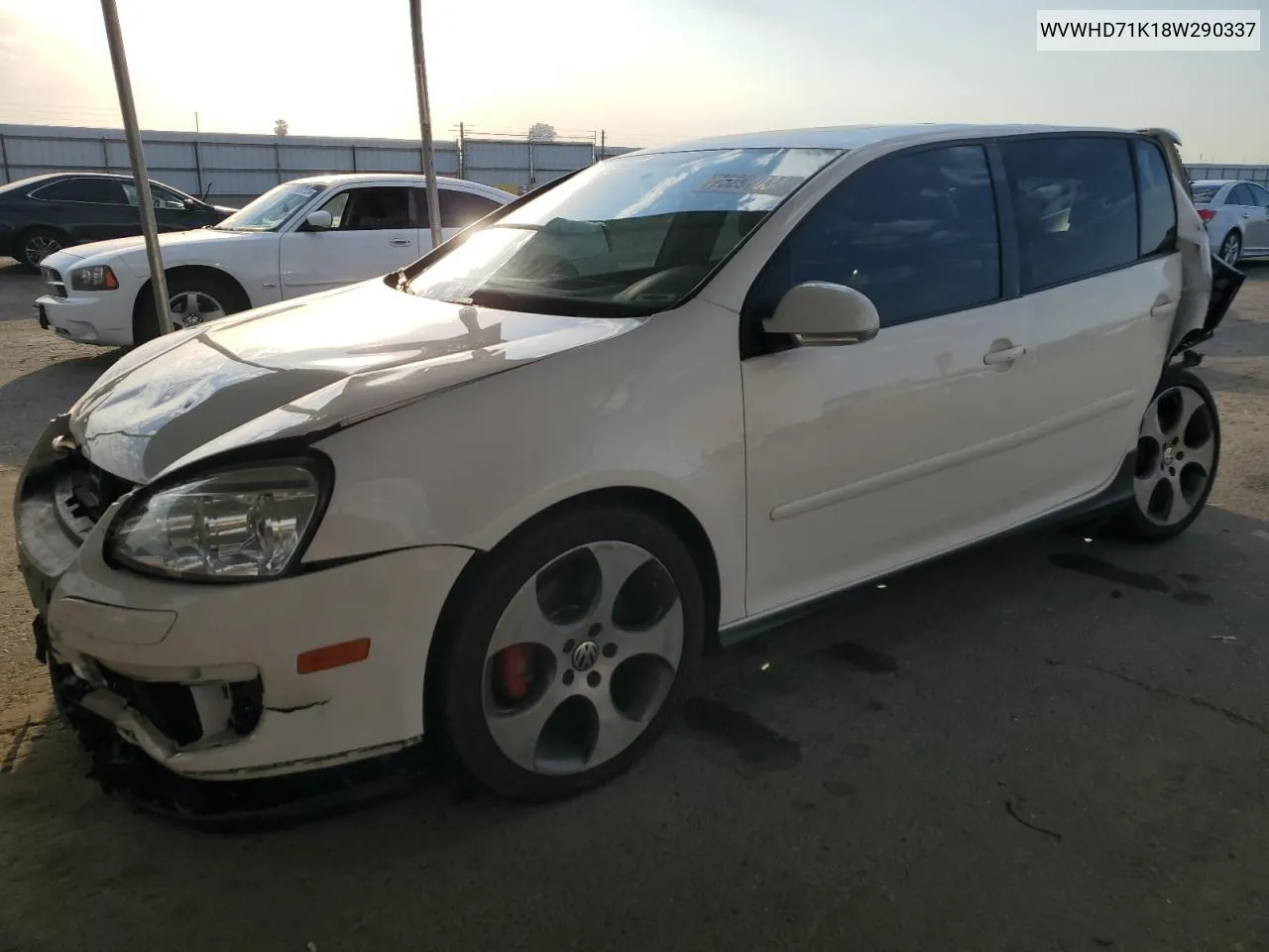 2008 Volkswagen Gti VIN: WVWHD71K18W290337 Lot: 75297034