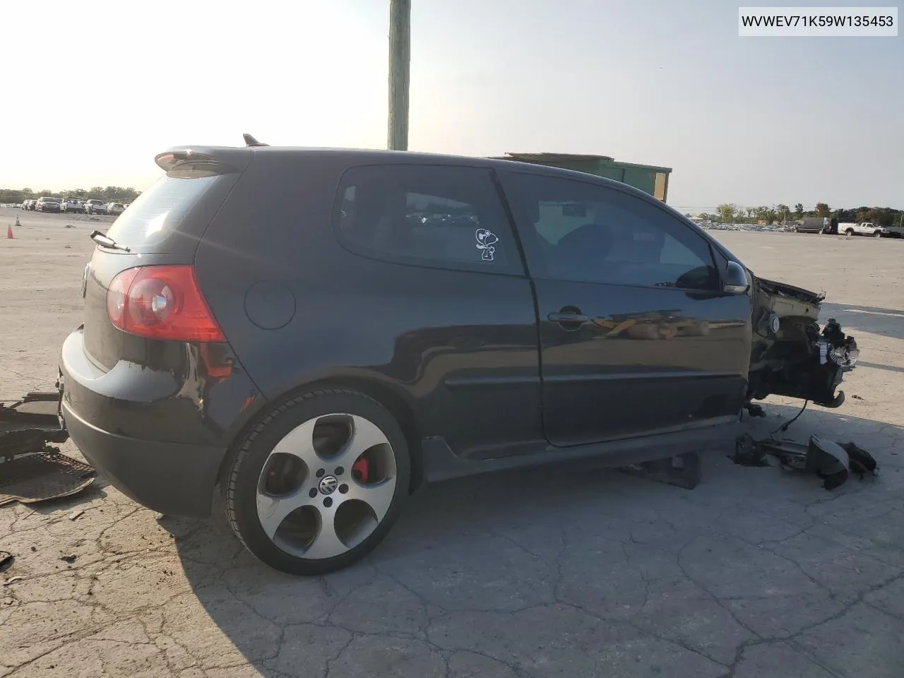 2009 Volkswagen Gti VIN: WVWEV71K59W135453 Lot: 70427294