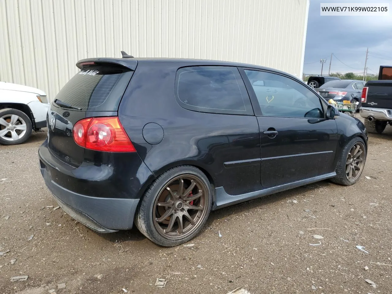 2009 Volkswagen Gti VIN: WVWEV71K99W022105 Lot: 78314764