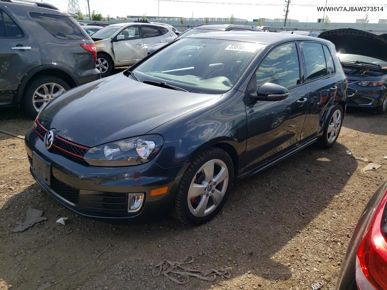 2010 Volkswagen Gti VIN: WVWHV7AJ8AW273514 Lot: 53810174