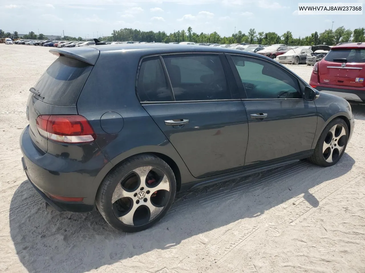 WVWHV7AJ8AW237368 2010 Volkswagen Gti