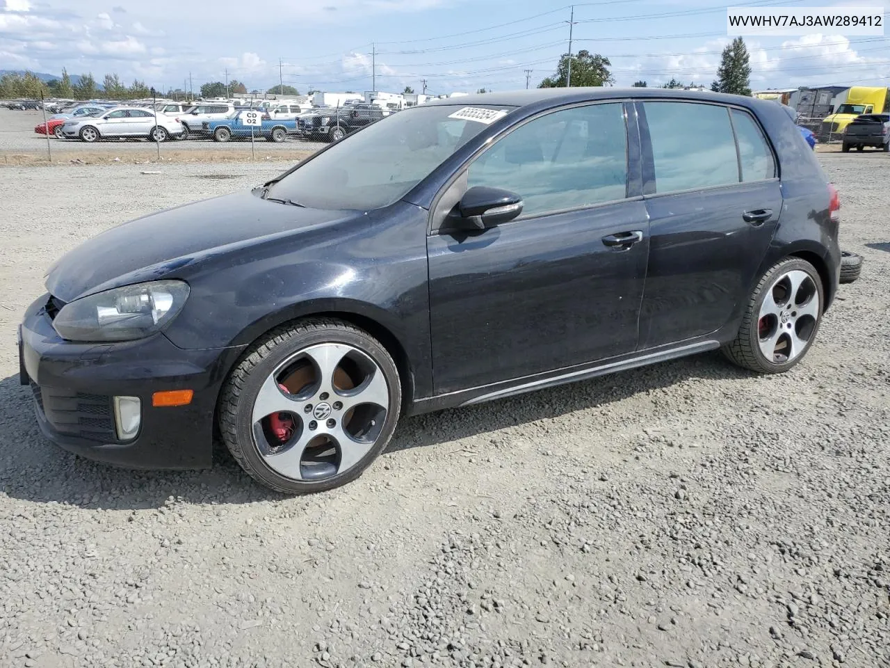 2010 Volkswagen Gti VIN: WVWHV7AJ3AW289412 Lot: 66553554