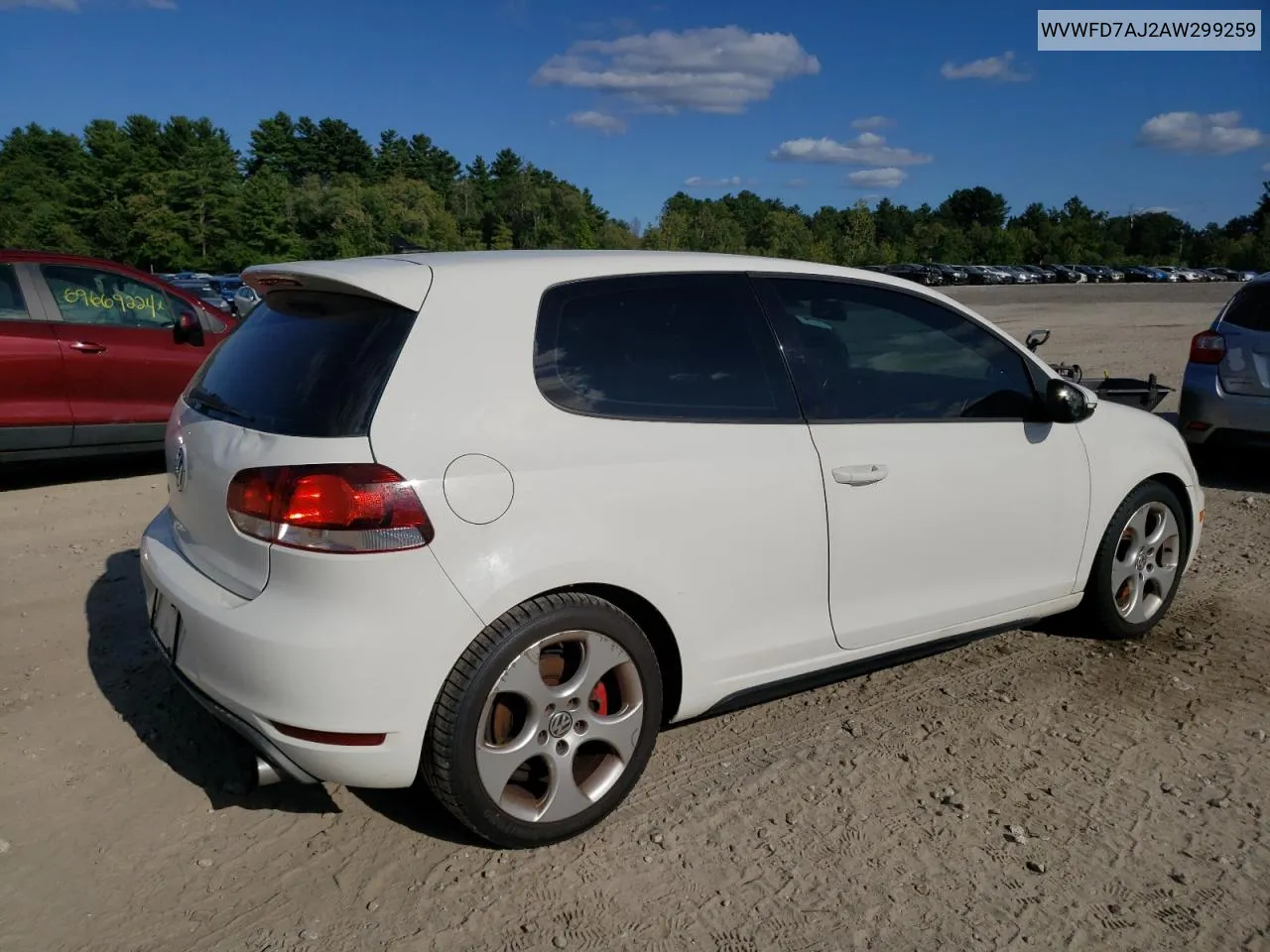 WVWFD7AJ2AW299259 2010 Volkswagen Gti