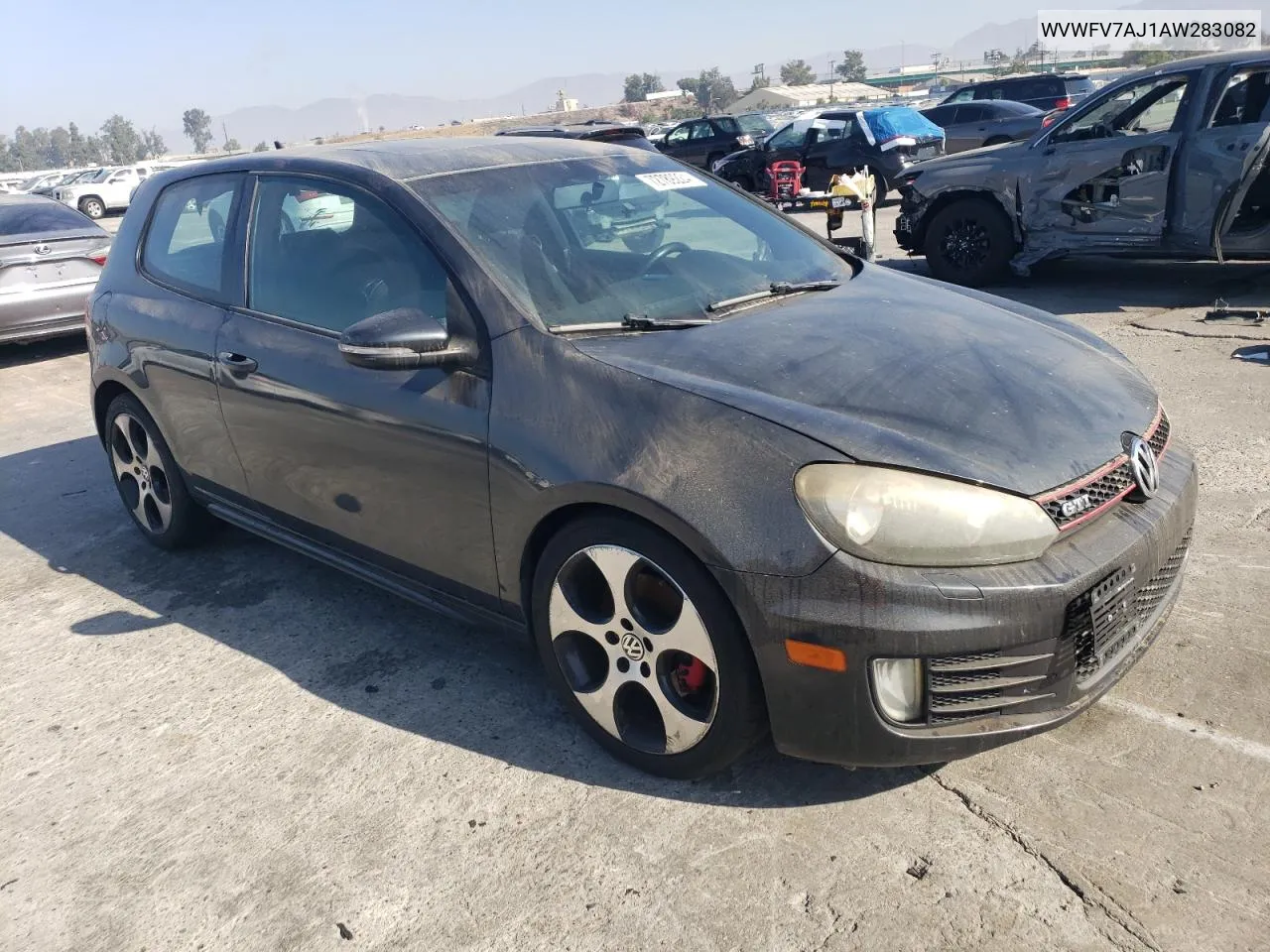 2010 Volkswagen Gti VIN: WVWFV7AJ1AW283082 Lot: 72789224