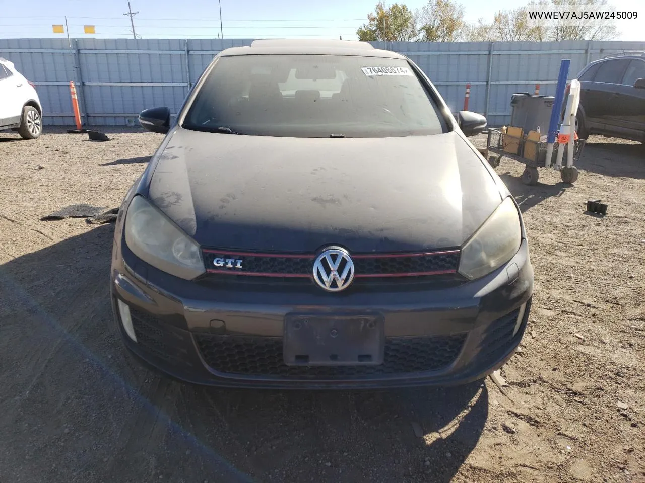 2010 Volkswagen Gti VIN: WVWEV7AJ5AW245009 Lot: 76406674