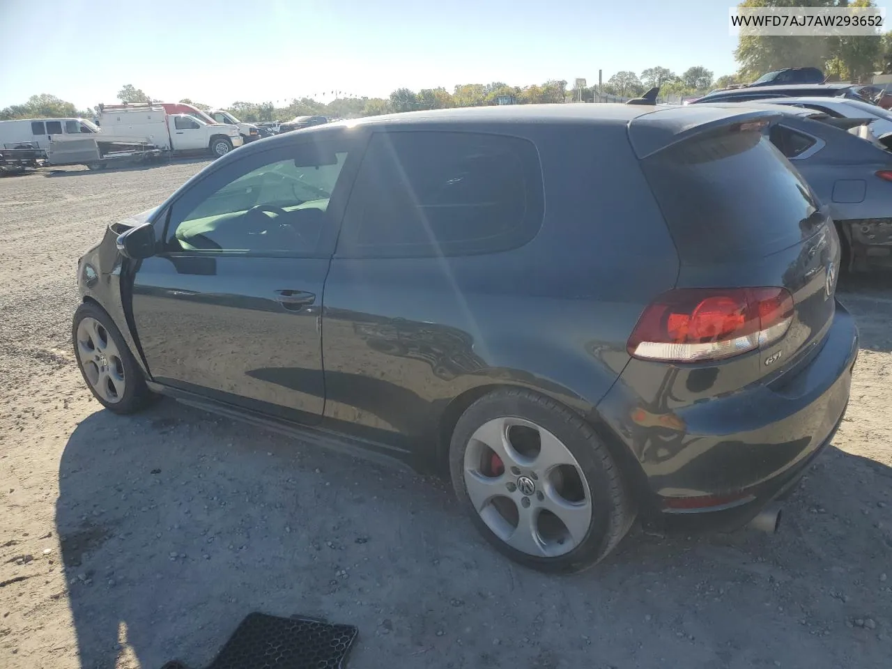 2010 Volkswagen Gti VIN: WVWFD7AJ7AW293652 Lot: 77109894