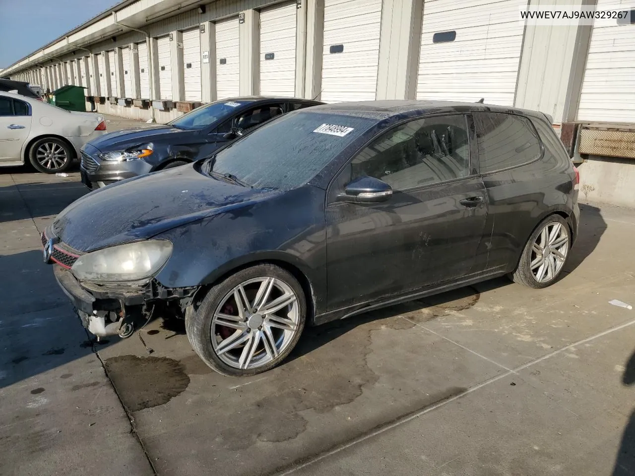 2010 Volkswagen Gti VIN: WVWEV7AJ9AW329267 Lot: 77848994