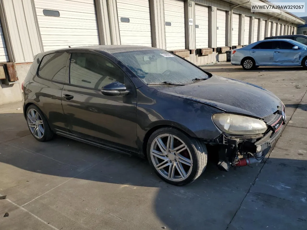 2010 Volkswagen Gti VIN: WVWEV7AJ9AW329267 Lot: 77848994