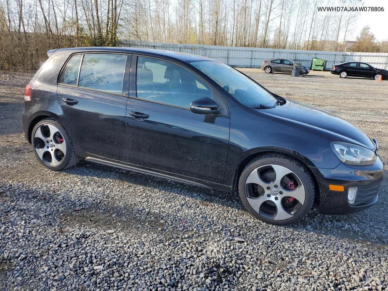 2010 Volkswagen Gti VIN: WVWHD7AJ6AW078806 Lot: 80027024