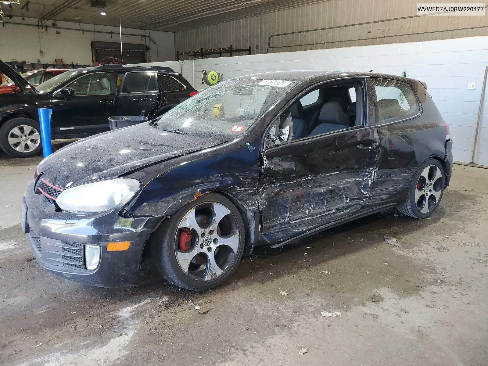 2011 Volkswagen Gti VIN: WVWFD7AJ0BW220477 Lot: 61528924