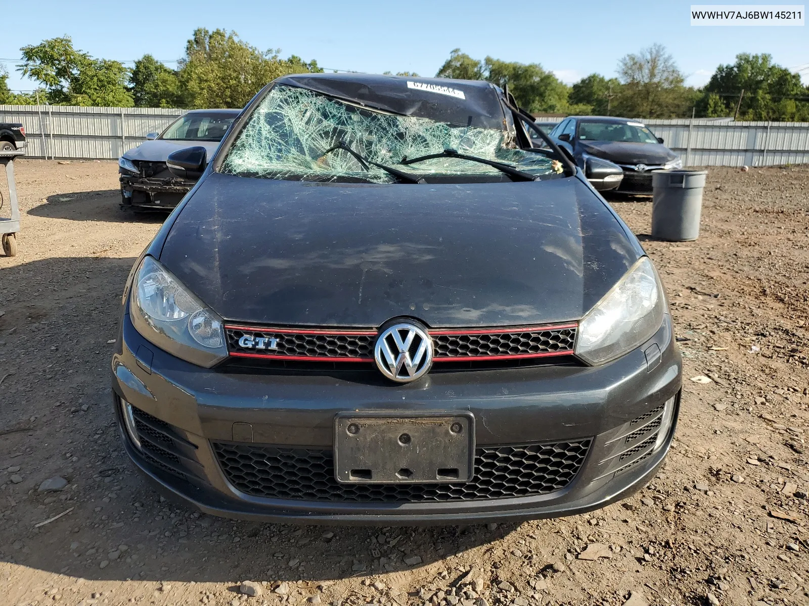 2011 Volkswagen Gti VIN: WVWHV7AJ6BW145211 Lot: 67705544