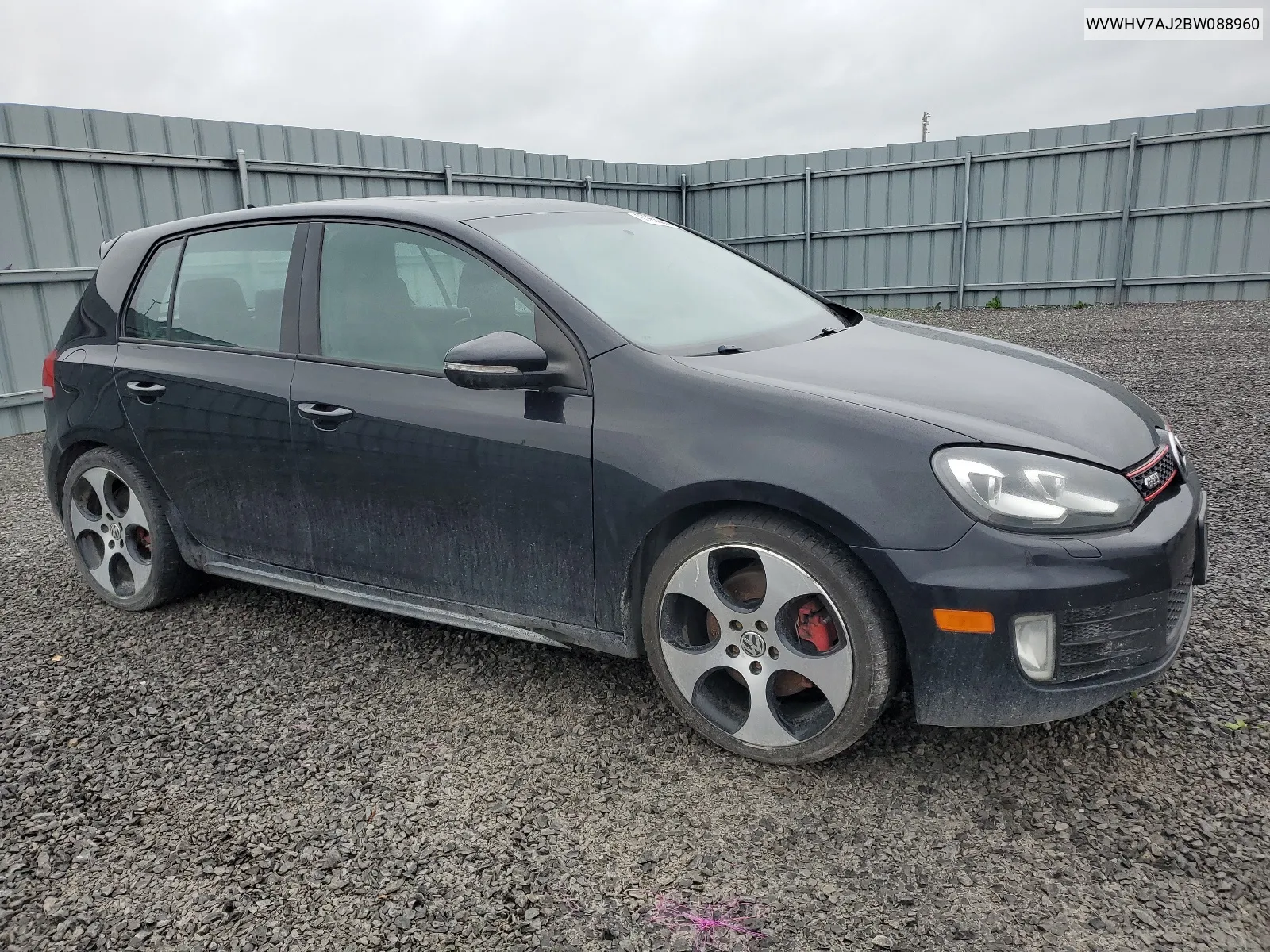 2011 Volkswagen Gti VIN: WVWHV7AJ2BW088960 Lot: 67956314