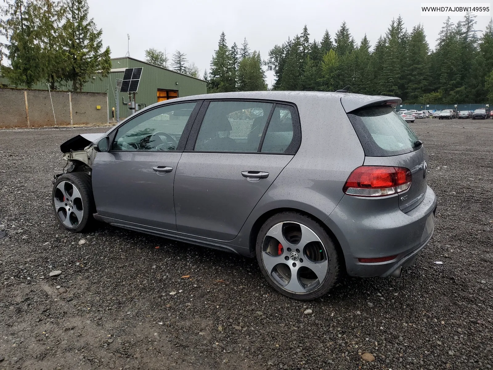 2011 Volkswagen Gti VIN: WVWHD7AJ0BW149595 Lot: 68753584