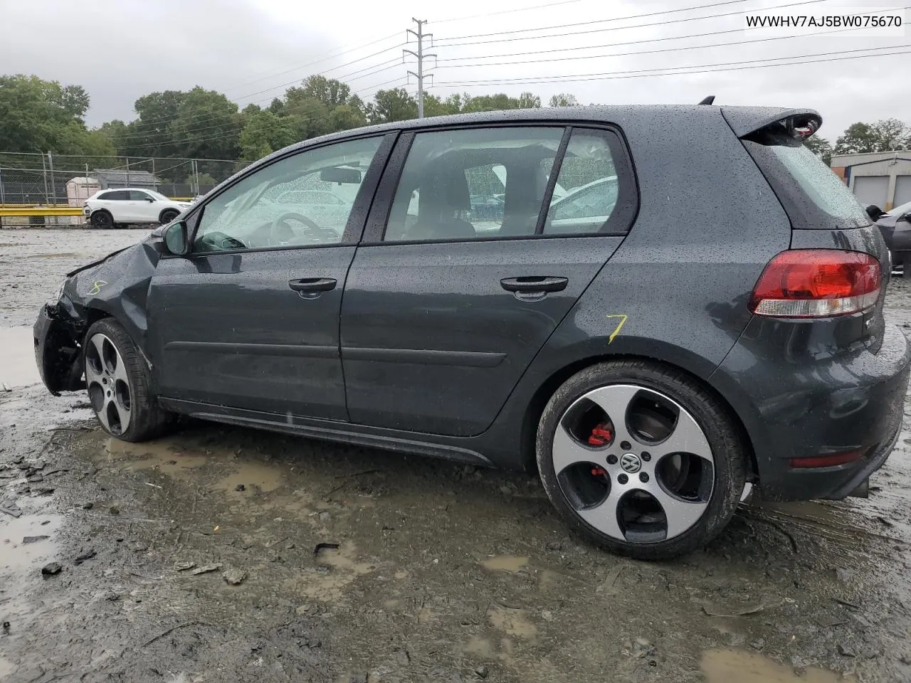 2011 Volkswagen Gti VIN: WVWHV7AJ5BW075670 Lot: 73046574