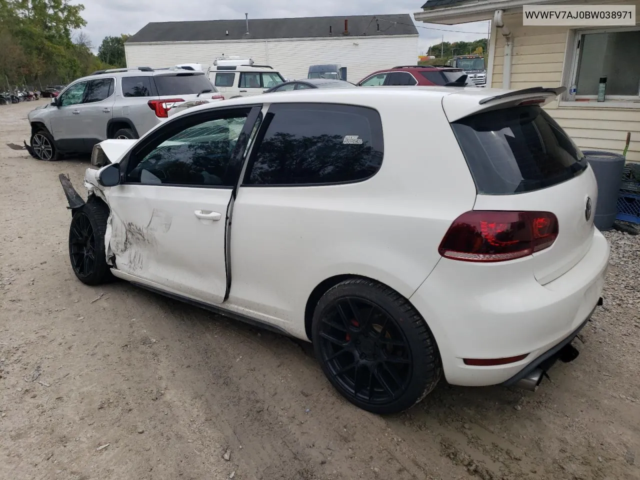 2011 Volkswagen Gti VIN: WVWFV7AJ0BW038971 Lot: 73299924