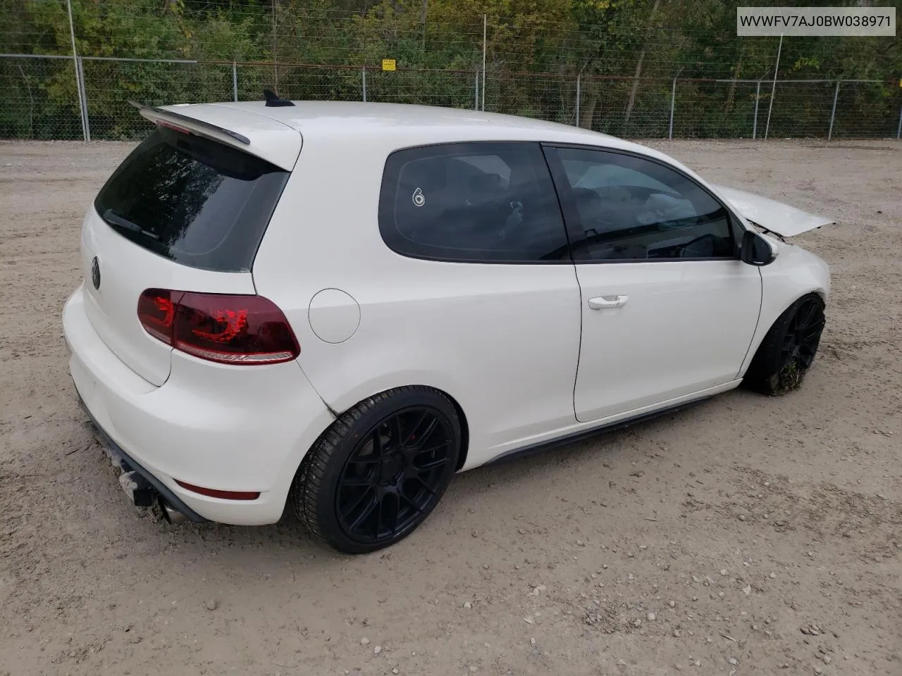 WVWFV7AJ0BW038971 2011 Volkswagen Gti